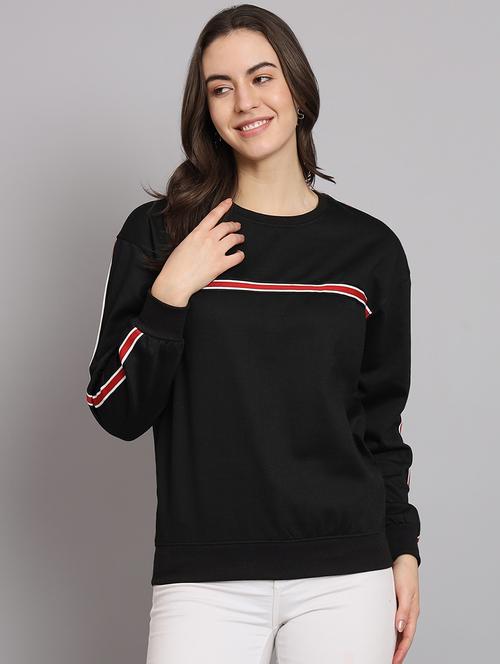 women's striped sweatshirt - 20266622 - Standard Image - 0