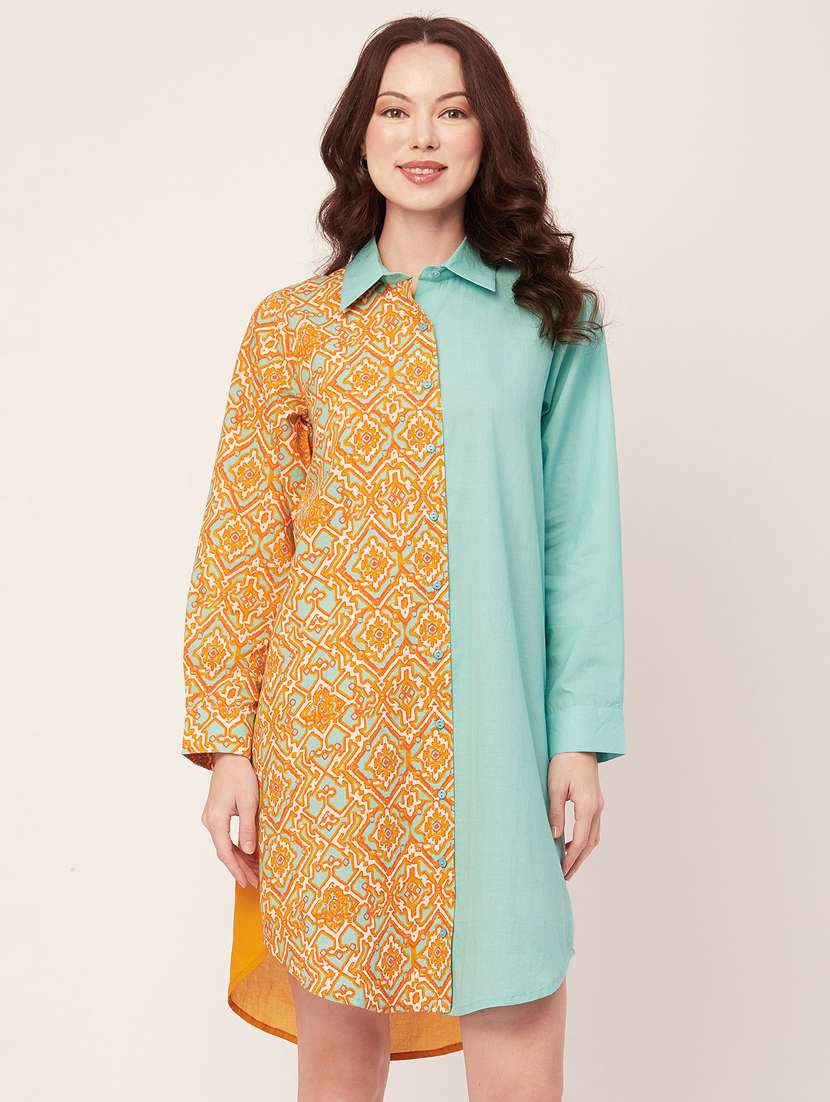 women's shirt printed dress - 20267505 -  Zoom Image - 0