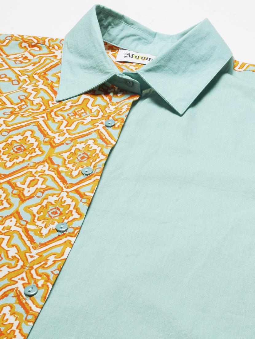 women's shirt printed dress - 20267505 - Standard Image - 4