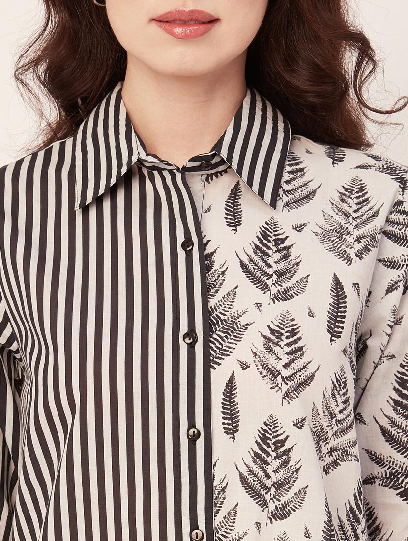 women's shirt printed dress - 20267508 - Standard Image - 4