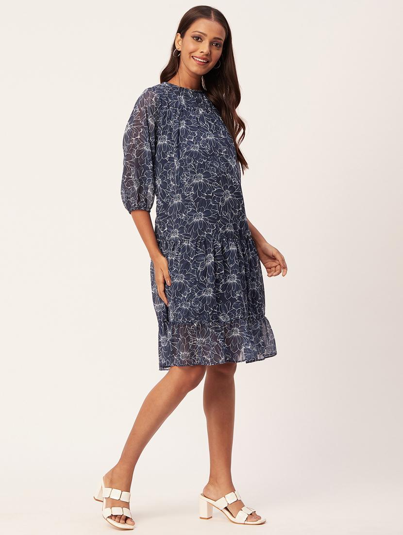 women's tiered dress floral dress - 20267518 -  Standard Image - 1