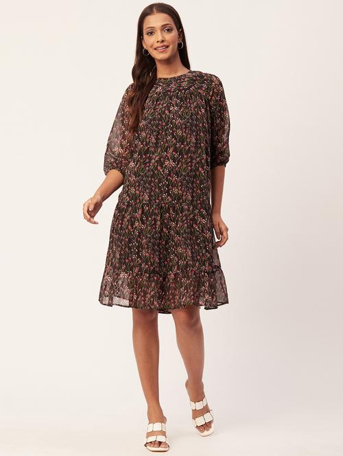 women's tiered dress floral dress - 20267520 -  Standard Image - 0