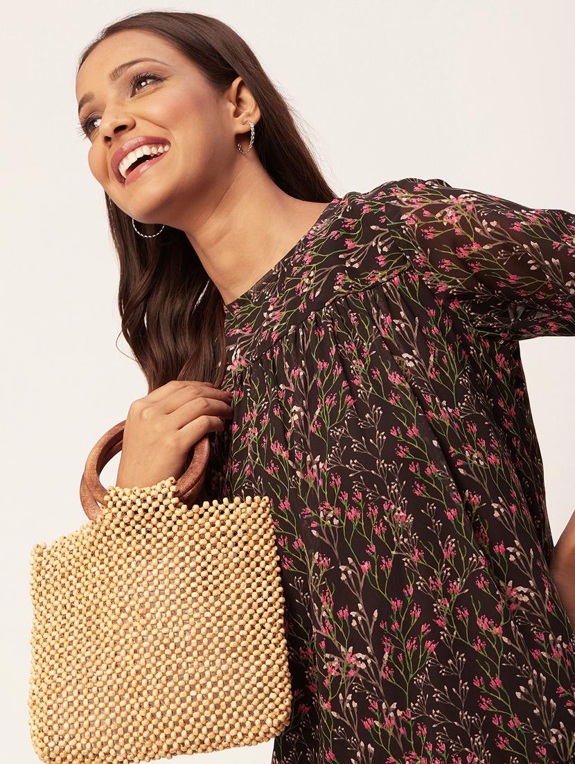 women's tiered dress floral dress - 20267520 - Standard Image - 4