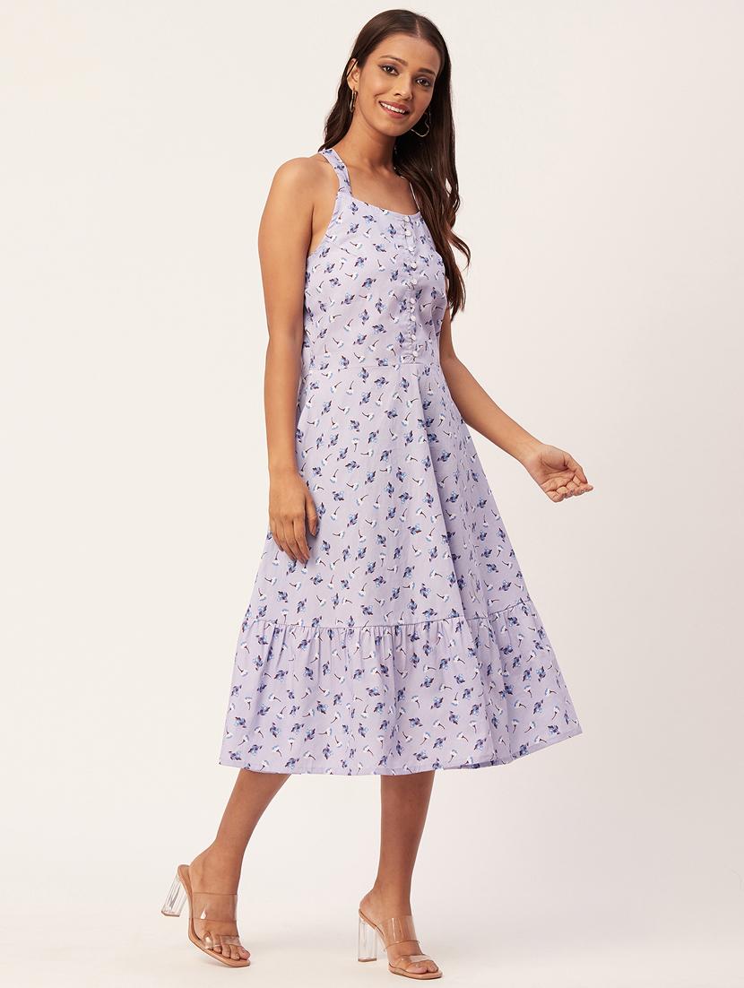 women's tiered dress floral dress - 20267521 - Standard Image - 1