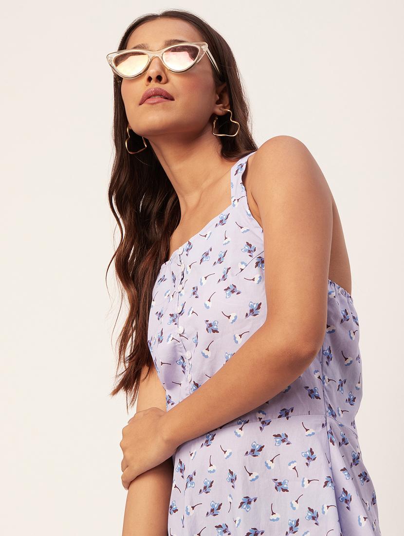 women's tiered dress floral dress - 20267521 - Standard Image - 4