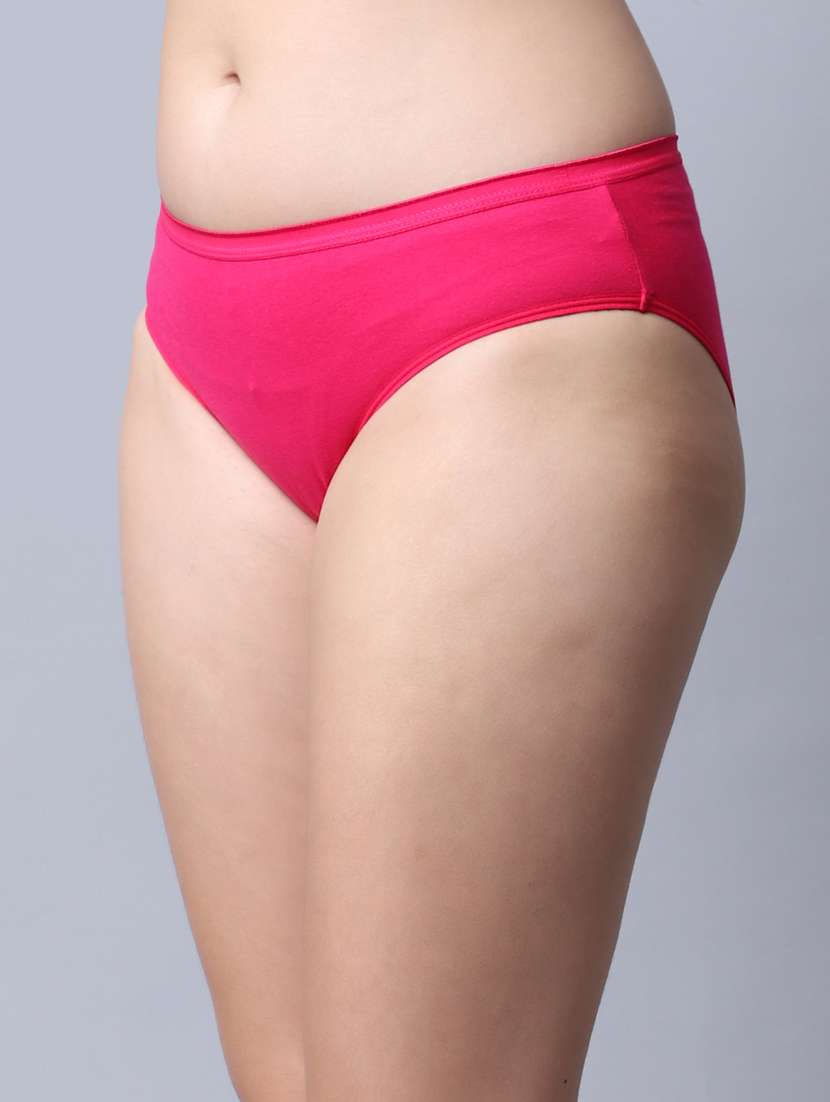 pink cotton hipster panty - 20267546 -  Standard Image - 1