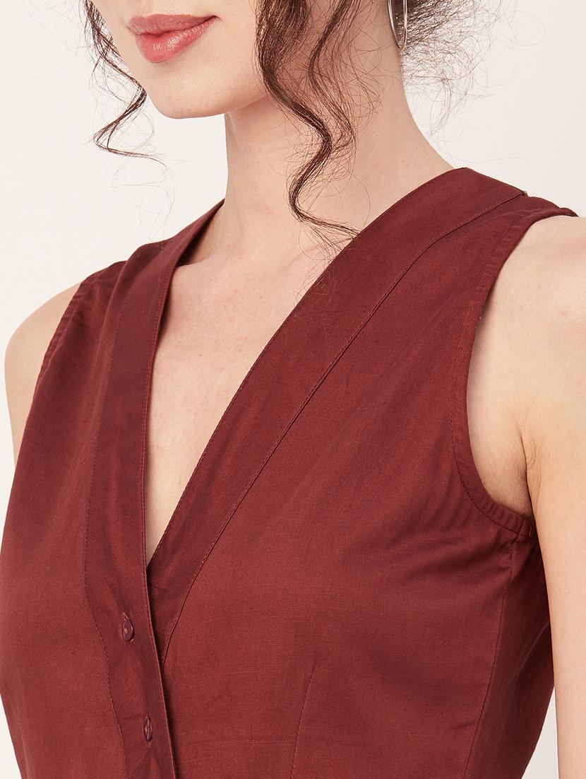 women's peplum overlap neck top - 20271565 - Standard Image - 4