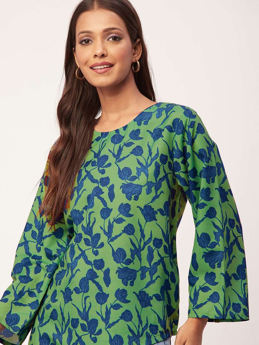 women's asymmetric round neck top - 20271583 -  Standard Image - 4