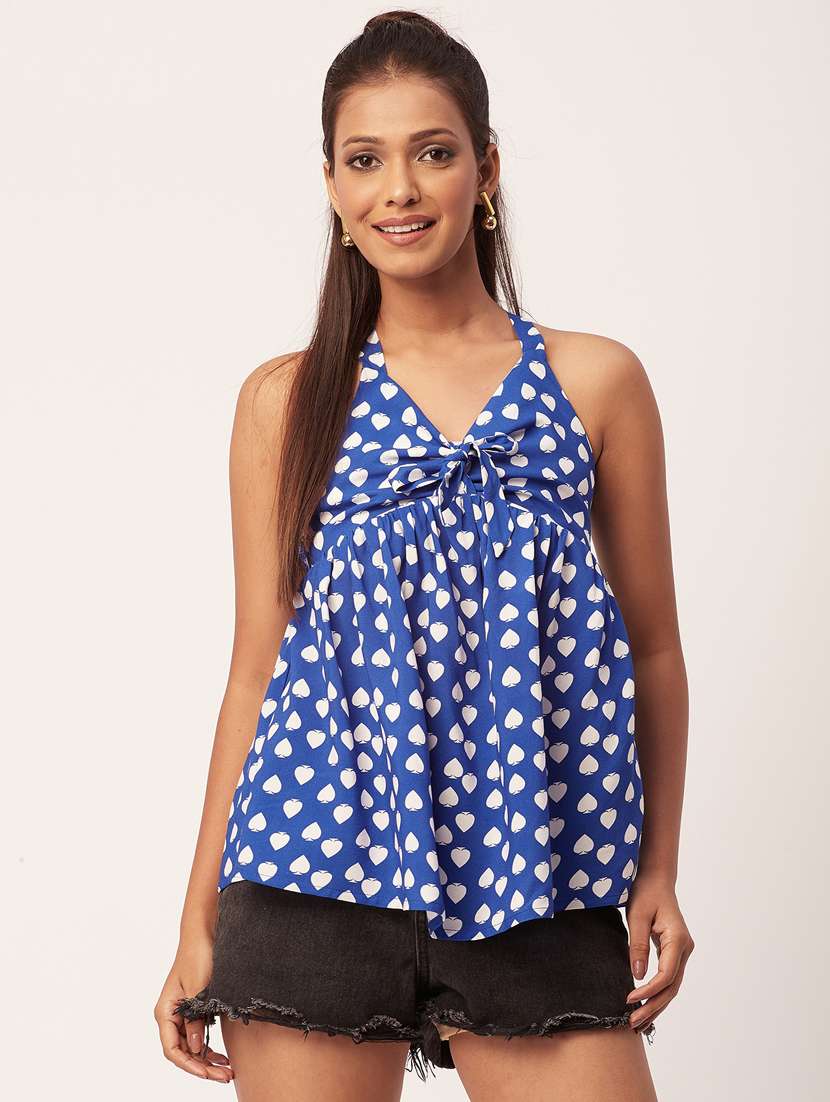 women's peplum v neck top