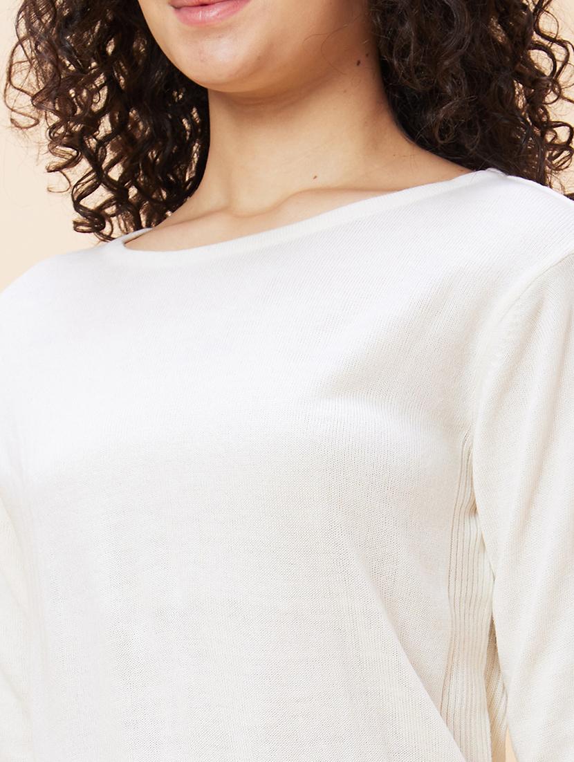 women white acrylic regular pullover - 20271702 - Standard Image - 6