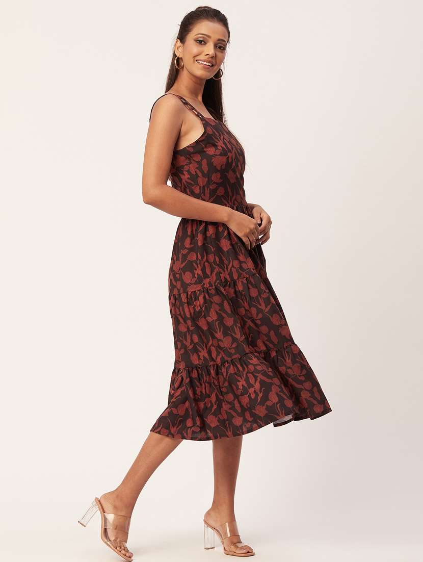 women's tiered dress floral dress - 20271746 -  Standard Image - 1
