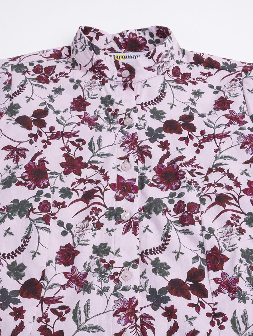white florals printed regular shirt - 20272046 - Standard Image - 4
