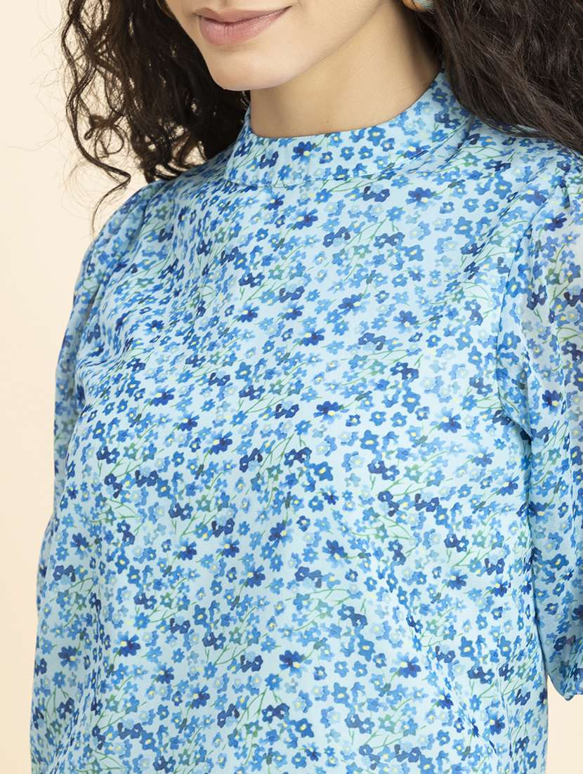 women's straight round neck top - 20272057 -  Standard Image - 4