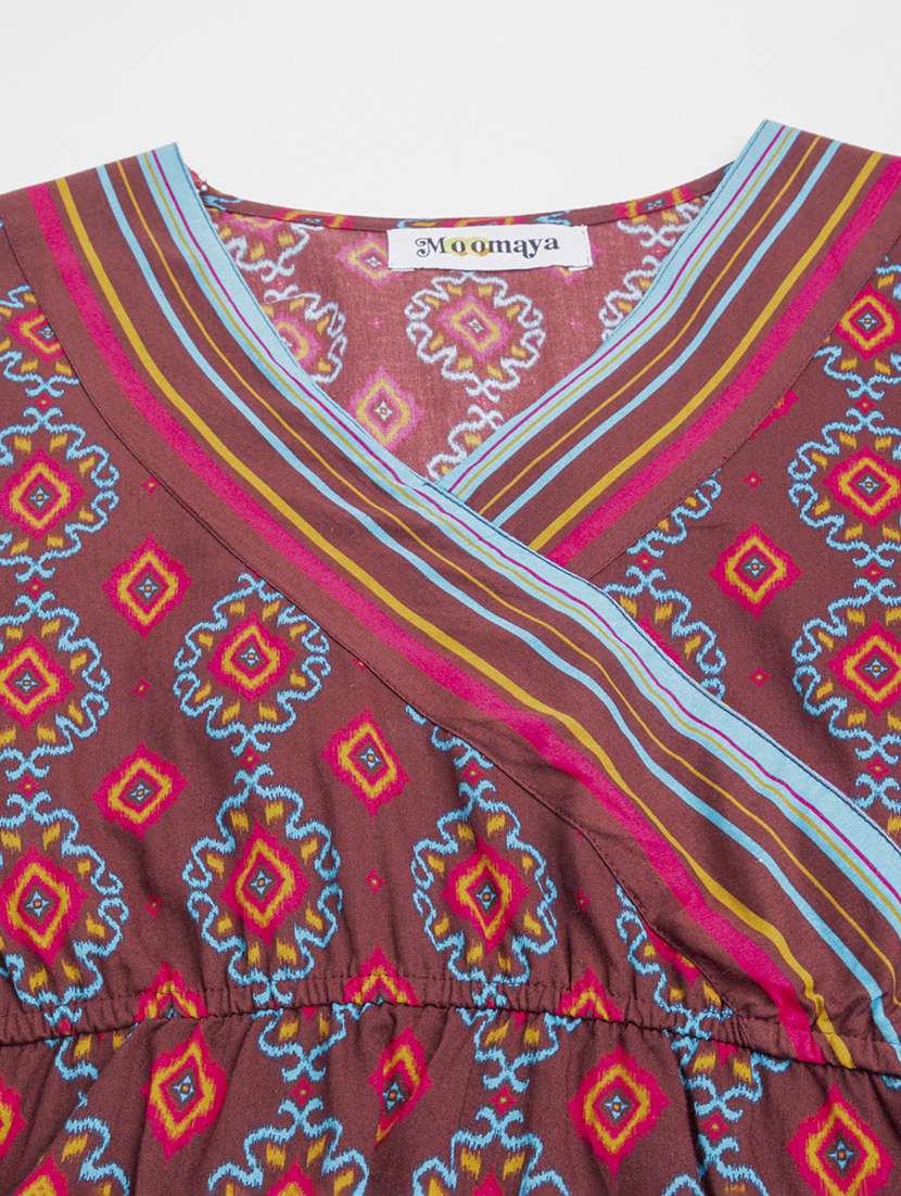 women's peplum v neck top - 20272067 - Standard Image - 4
