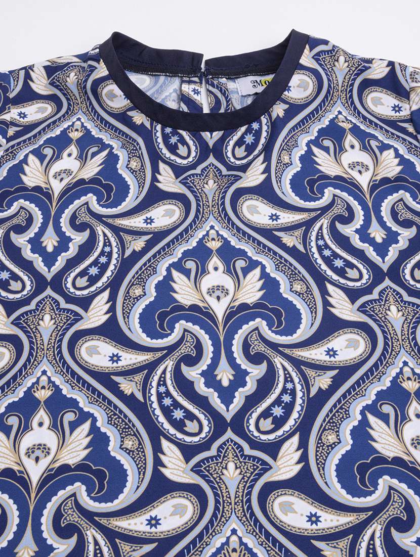 women's straight round neck top - 20272086 -  Standard Image - 4