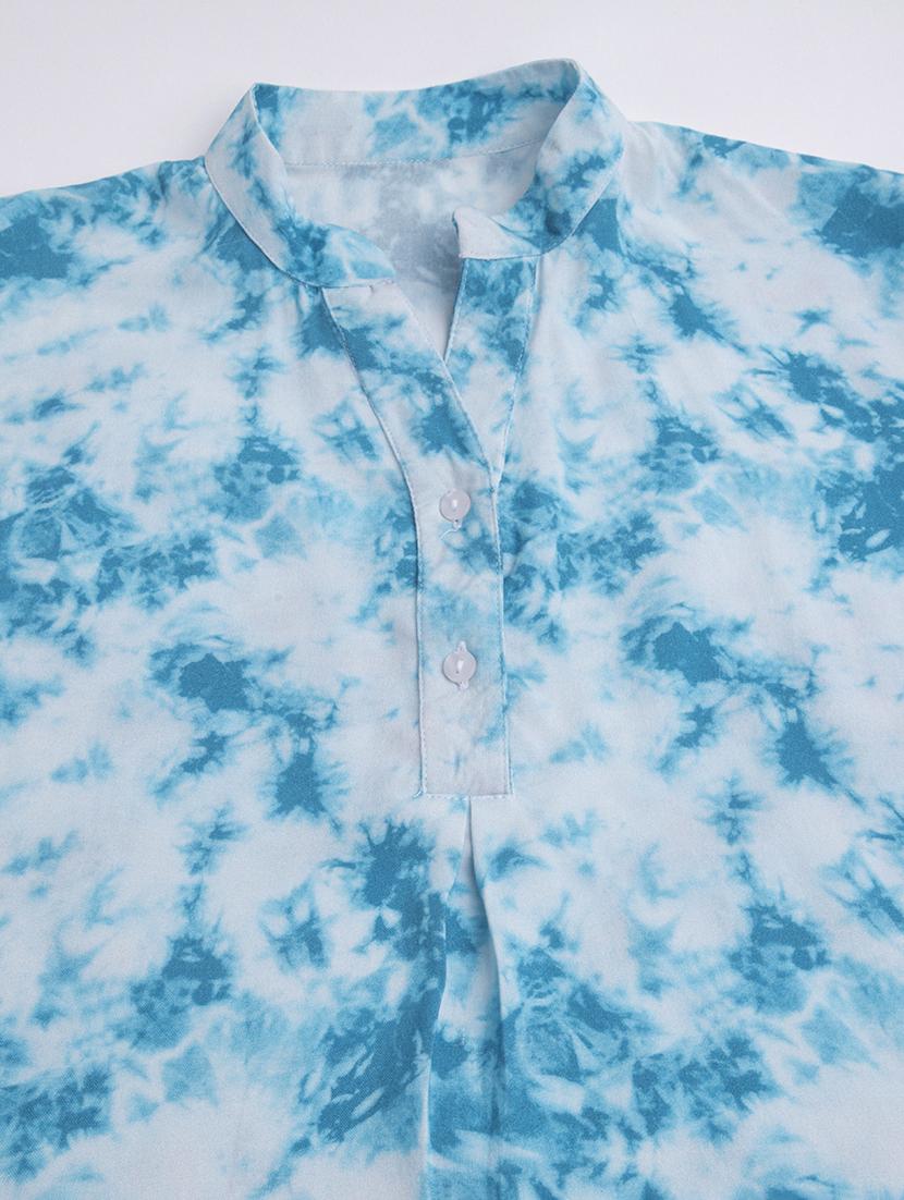women's straight mandarin neck top - 20272104 - Standard Image - 4