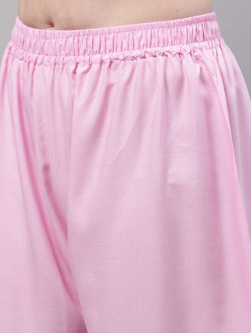 pack of 2 solid flared palazzo - 20273200 -  Standard Image - 4