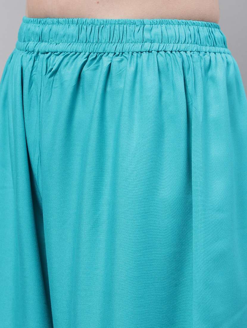 pack of 2 solid flared palazzo - 20273210 -  Standard Image - 4