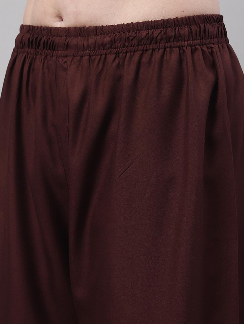 pack of 2 solid flared palazzo - 20273241 - Standard Image - 4