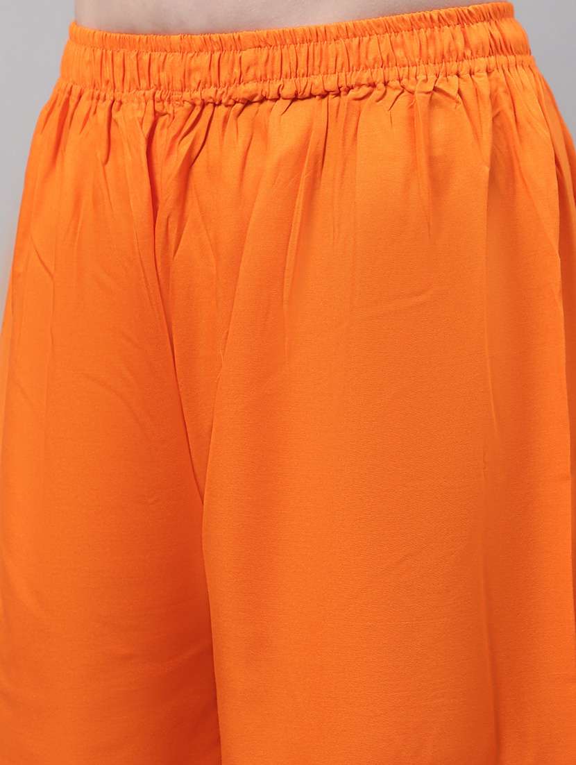 pack of 2 solid flared palazzo - 20273250 -  Standard Image - 4