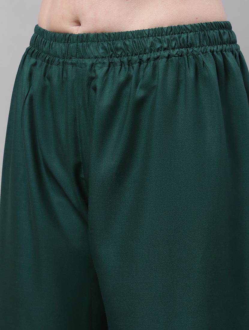 pack of 2 solid flared palazzo - 20273267 - Standard Image - 4
