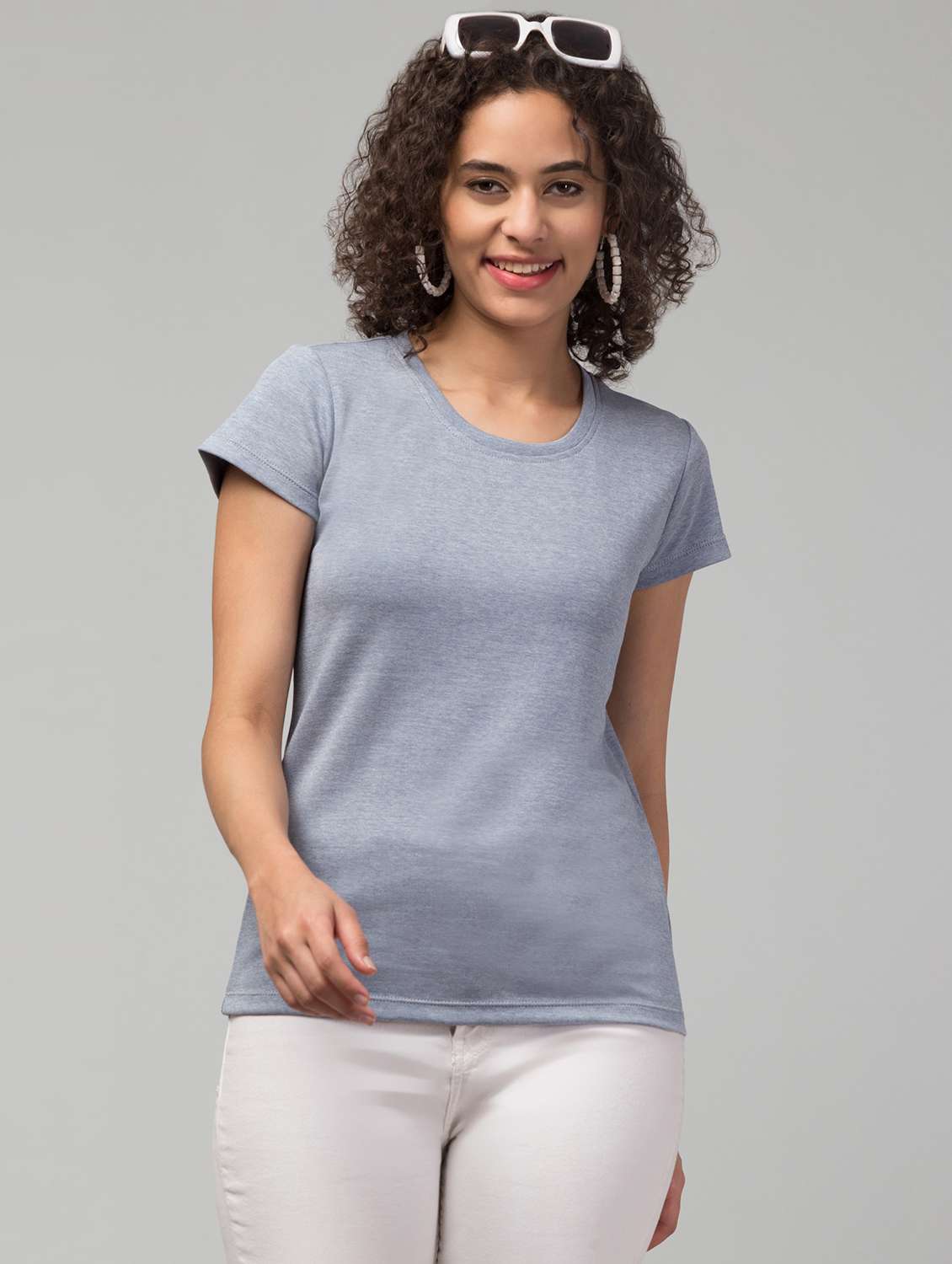 women's all over print round neck t-shirt - 20273298 -  Standard Image - 6