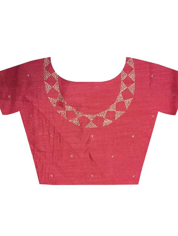 women's bordered navy blue colored saree with blouse - 20273336 -  Standard Image - 1