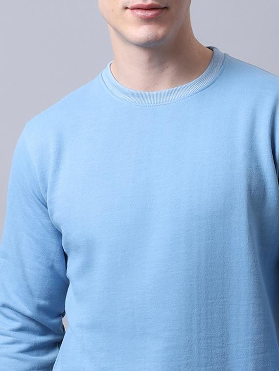 mens plain sweatshirt - 20274840 - Standard Image - 4