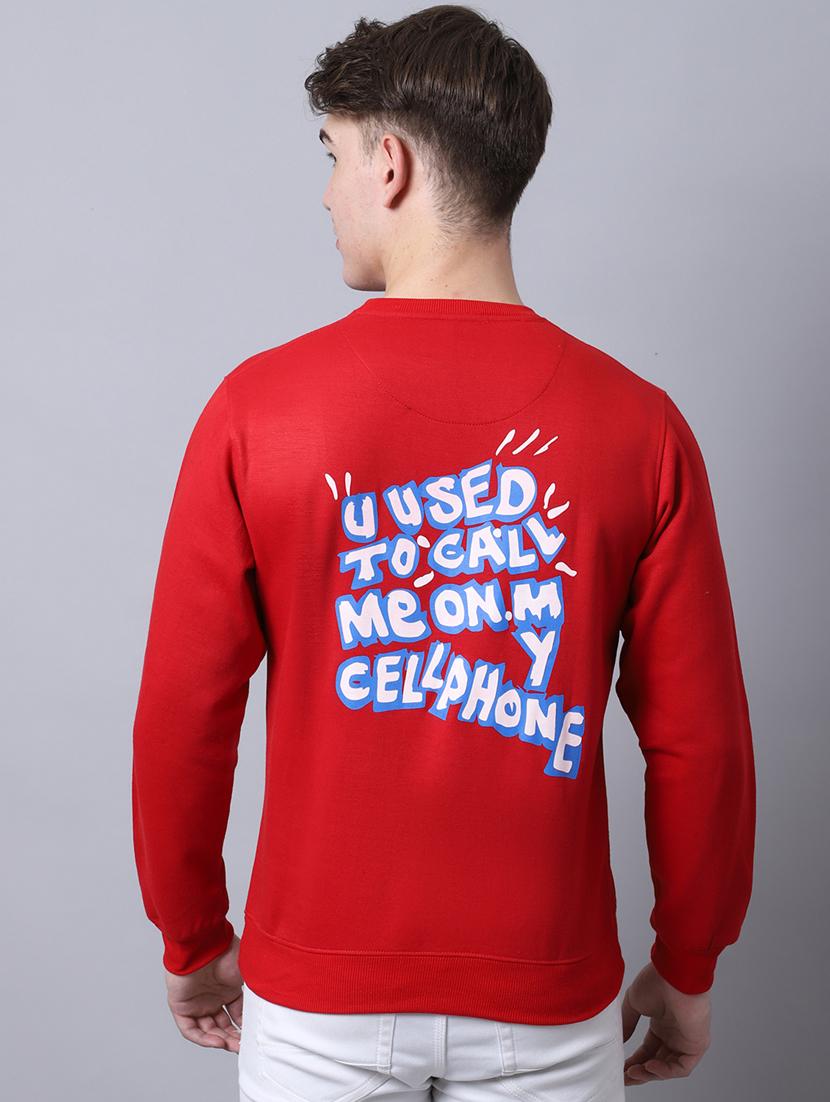 mens placement print sweatshirt - 20274854 - Standard Image - 1