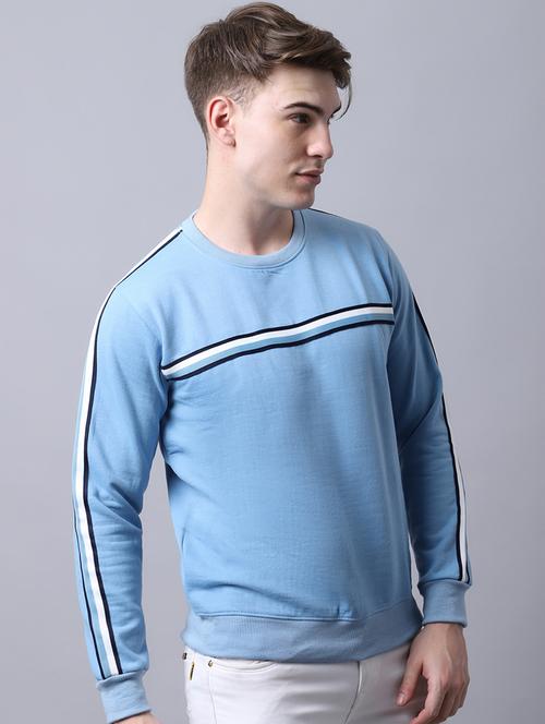 mens chest print sweatshirt - 20274858 - Standard Image - 0