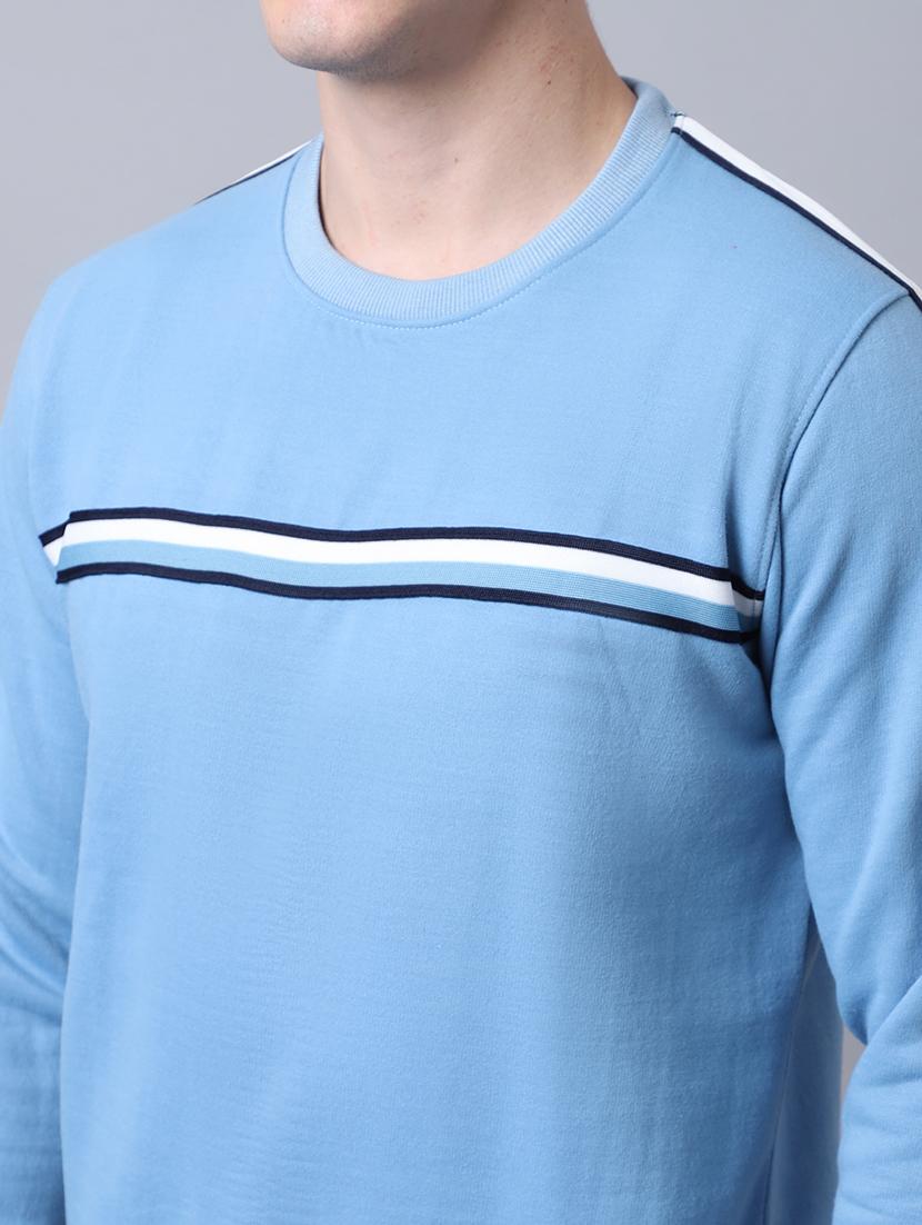 mens chest print sweatshirt - 20274858 - Standard Image - 4