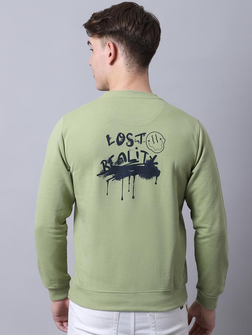 men long sleeves front & back print sweatshirt - 20274868 - Standard Image - 1