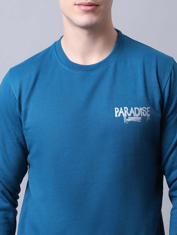 mens placement print sweatshirt - 20274871 -  Standard Image - 4