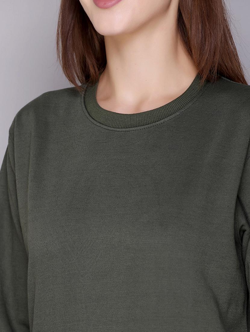women's plain sweatshirt - 20276554 - Standard Image - 4