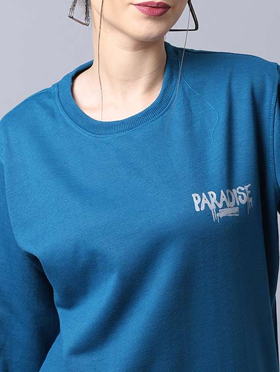 women front & back print long sleeve sweatshirt - 20276566 - Standard Image - 4