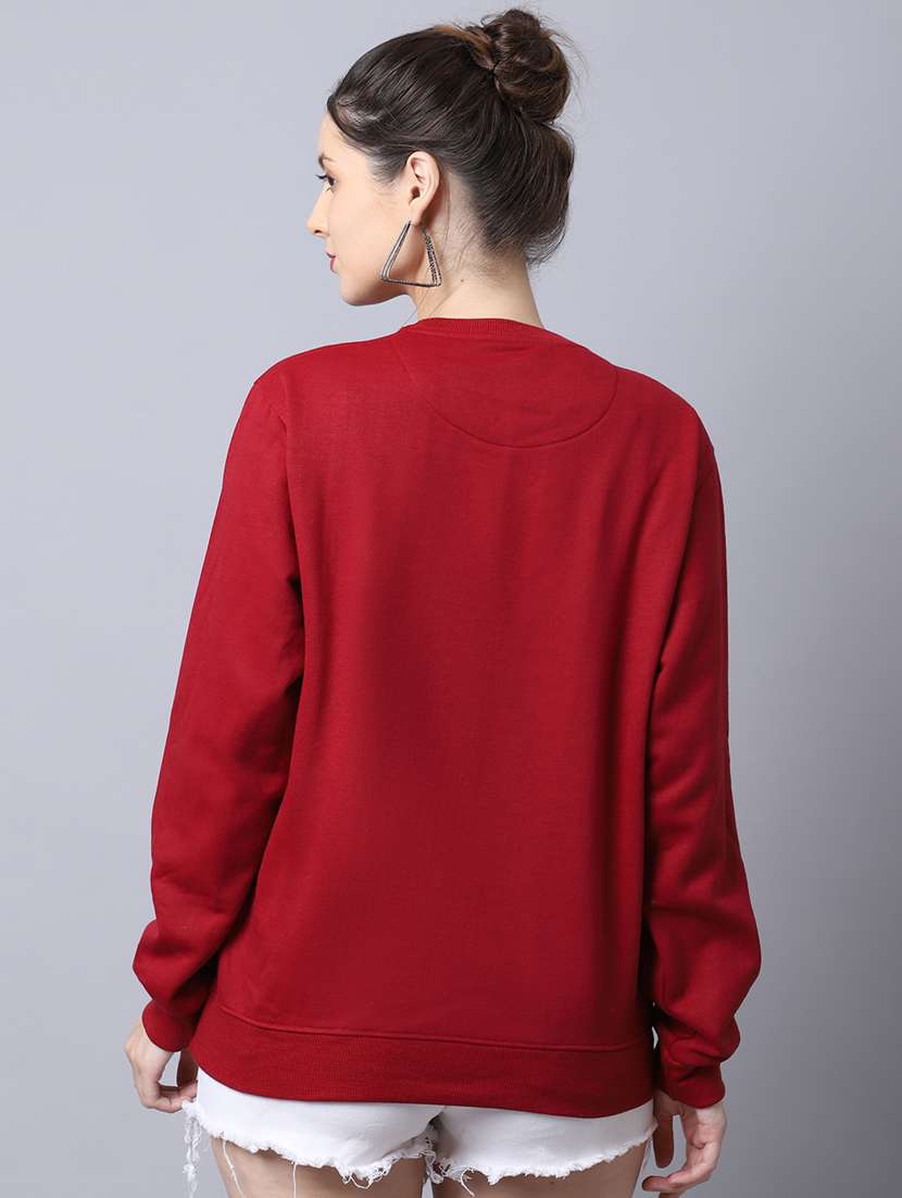 women's front print sweatshirt - 20276568 -  Standard Image - 1