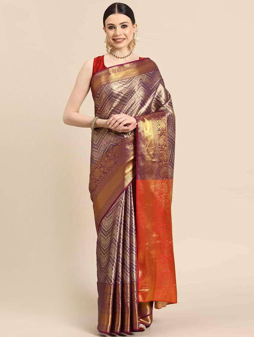 women's banarasi saree with blouse