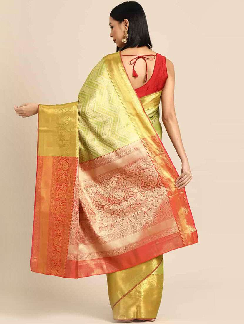 women's banarasi saree with blouse - 20278086 -  Standard Image - 1