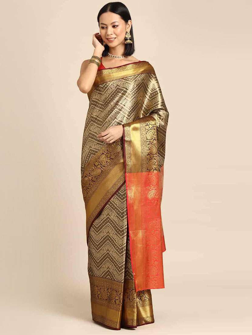 women's banarasi saree with blouse