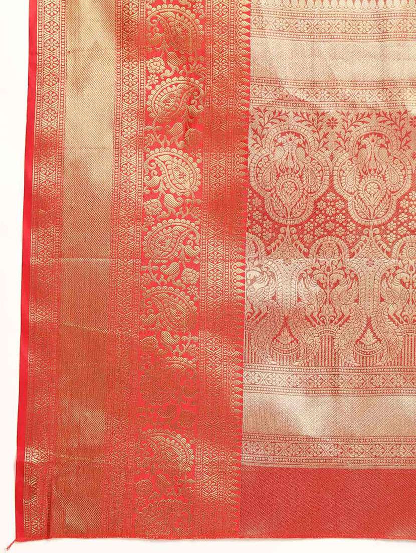 women's banarasi saree with blouse - 20278088 -  Standard Image - 4
