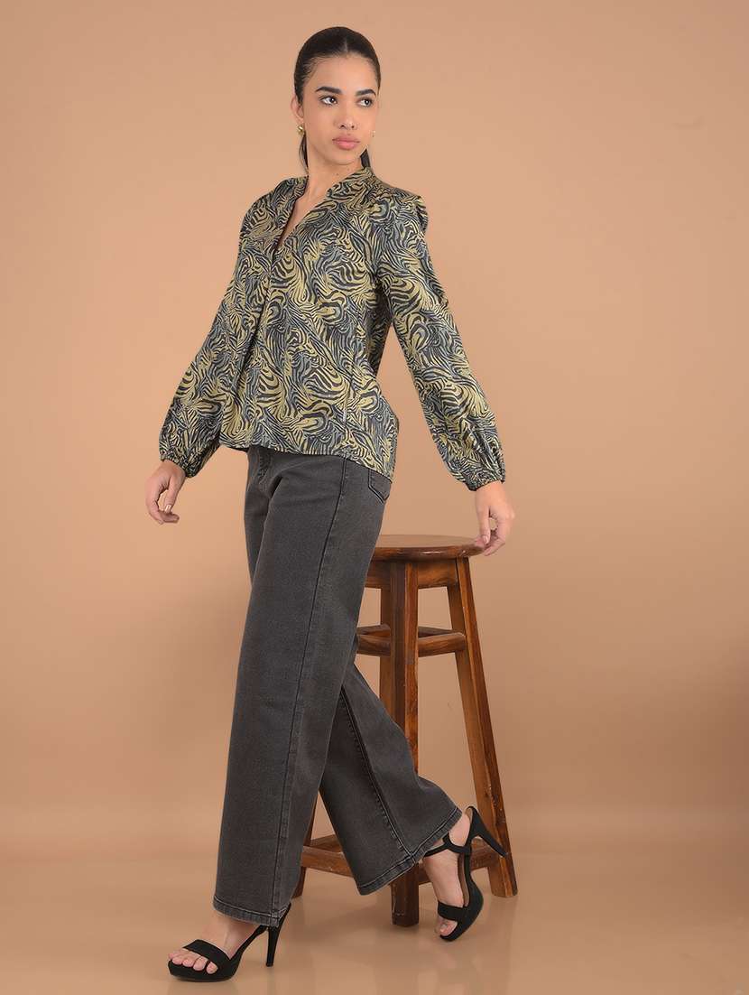 women's plain straight fit jeans - 20280339 -  Standard Image - 4