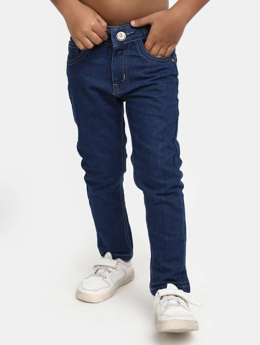 boy's plain slim fit jeans