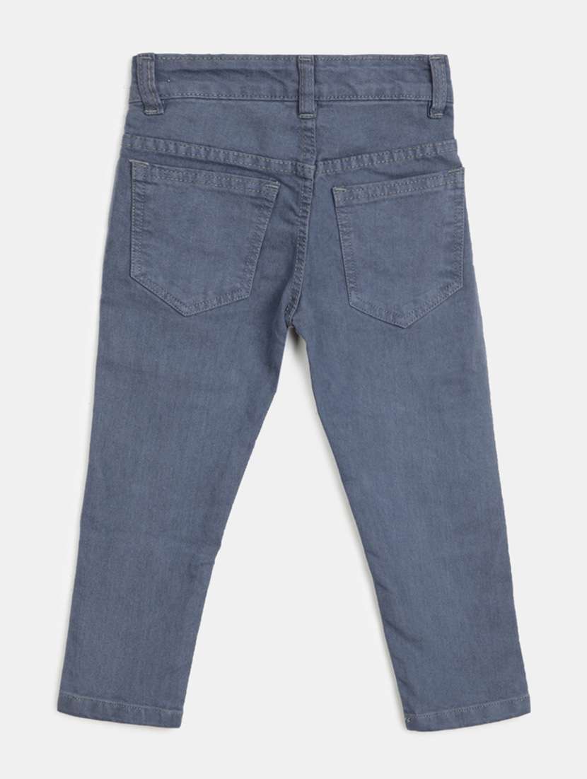 boy's plain slim fit jeans - 20281139 -  Standard Image - 1