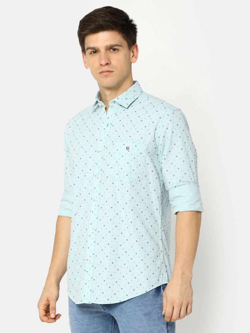 mens polka dots casual shirt - 20281540 -  Standard Image - 1