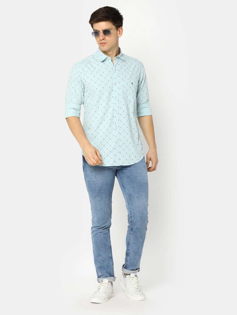 mens polka dots casual shirt - 20281540 -  Standard Image - 4