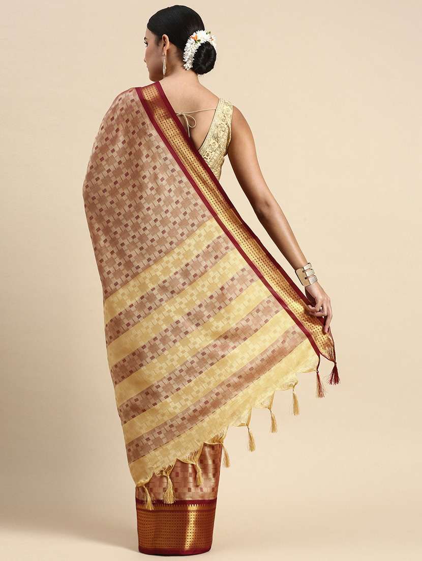 women's banarasi saree with blouse - 20282138 - Standard Image - 1