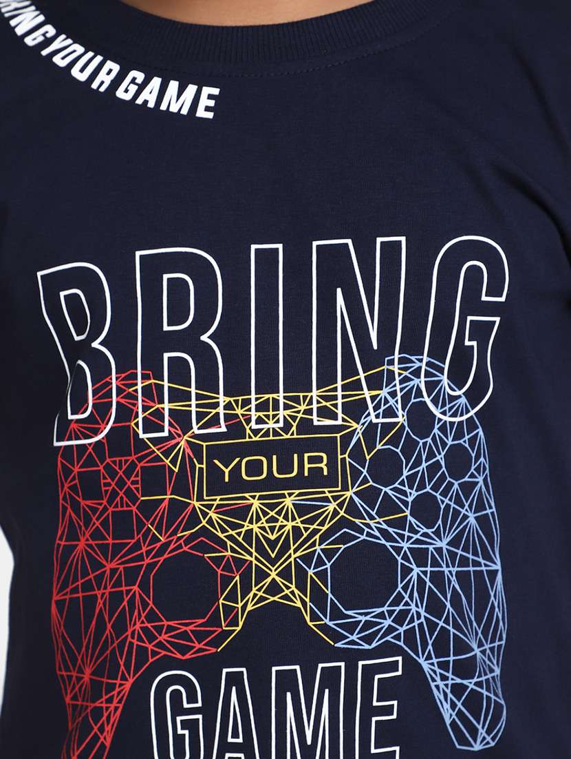 boys cotton printed shorts twin set - 20282588 -  Standard Image - 4