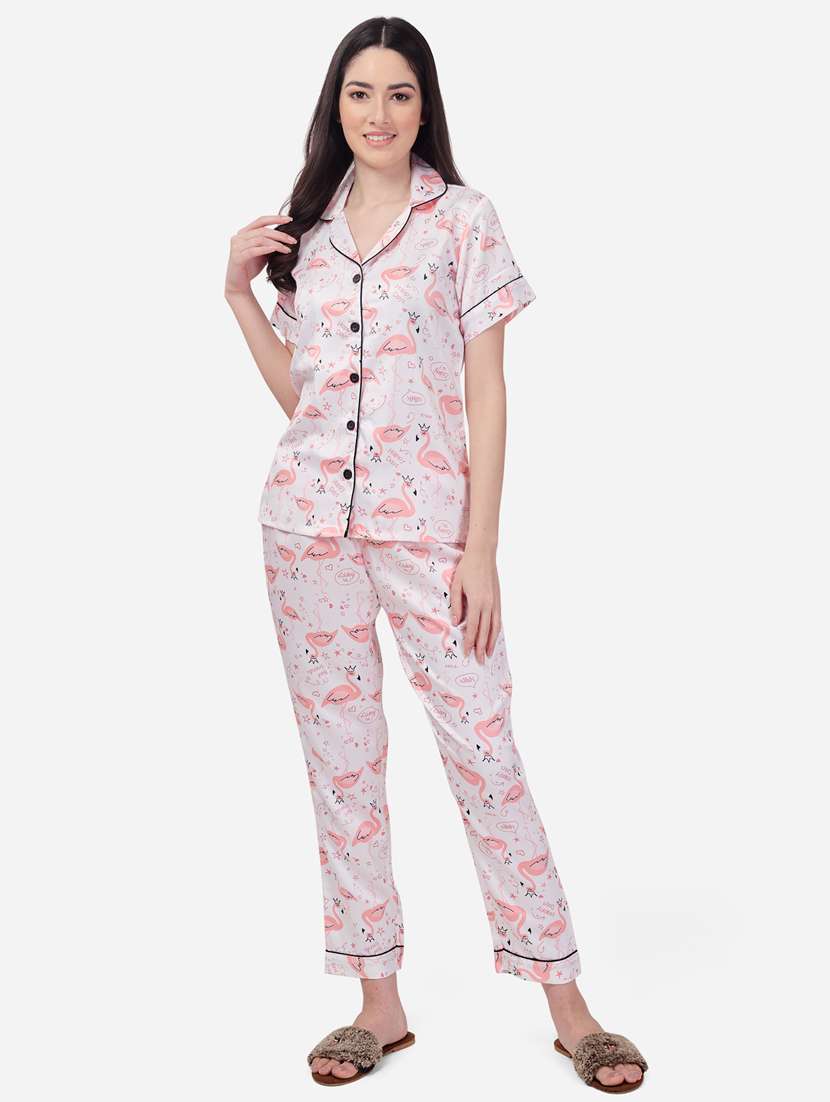 quirky print pyjama nightwear set