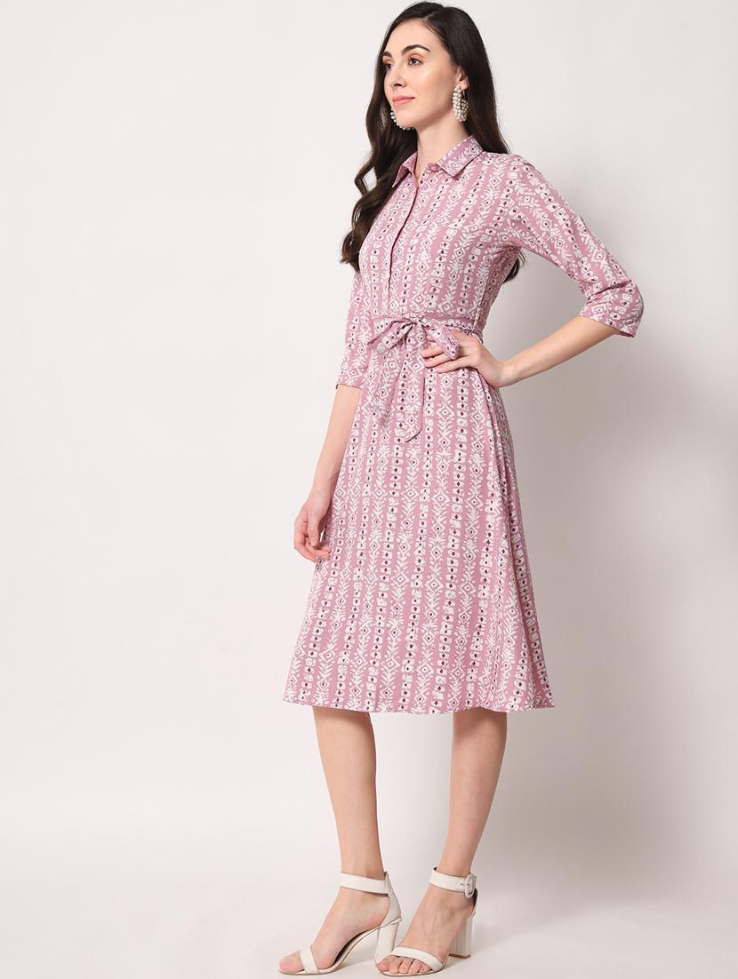 women's animal print dress - 20284002 - Standard Image - 1