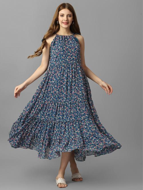 women's tiered dress floral dress - 20284011 - Standard Image - 0